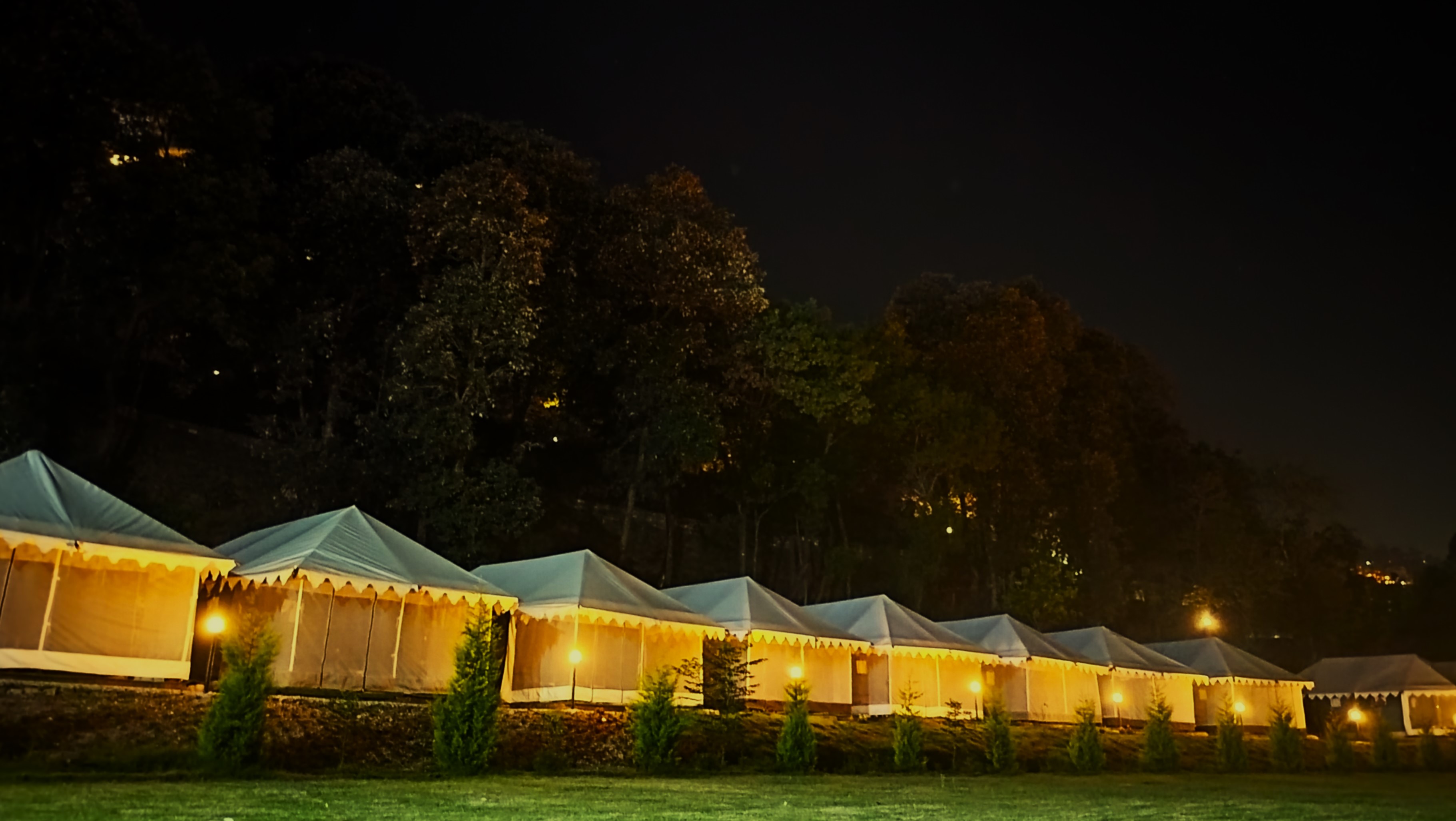 Luxury Tent Night View